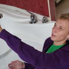 Wet Live Team: Wet Artem Wet His Beloved Purple Cardigan!