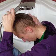 Wet Live Team: Wet Artem Wet His Beloved Purple Cardigan!