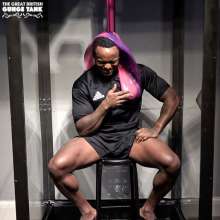jay852uk: Dancer and pt Dante pays a visit to the Great British Gunge Tank