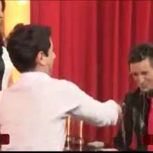 mad_mick_at: Sparing-Show (Georgian tv-show): Hosts drenched (non-yt-clip-find)