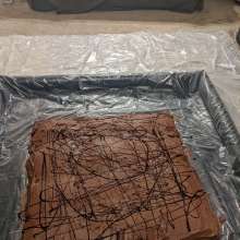 messyant86: Early Messy Xmas Gift!the cake build!