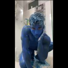 MessyGuys: Andy Takes a Paint Shower