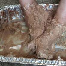 miss_ariel: Ariel's Feet Get Messy in Caramel Cream Pie