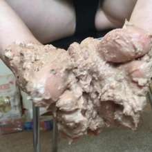 miss_ariel: Ariel's Feet Get Messy in Caramel Cream Pie