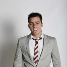 wamgame1: Chris Getting Soaked in Silver-Grey Suit