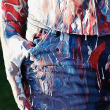 wamgame1: Damjan Paints and Rips His Brand New Blue Muscle Shirt