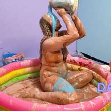 Darla DeVour: Darla Clowns Around and Cums 10 Times at Bday Party (Part 2)