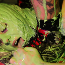Gater: Deli Girls at A2B2 Night of Fire: green slime, chocolate syrup and pies