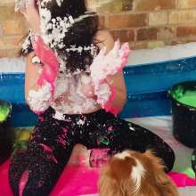 ErinMoore: Erin Plays Messy Twister!