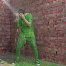 WamtasticUK: Freddie in Boxers Searching for Clothes in Gunge Dunk