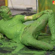 WamtasticUK: Freddie in Boxers Searching for Clothes in Gunge Dunk