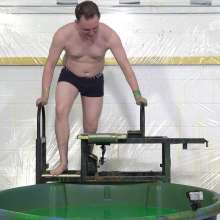 WamtasticUK: Freddie in Boxers Searching for Clothes in Gunge Dunk
