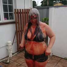 Darkabyss445: Getting Messy with Ketchup, Ranch Sauce and Pie