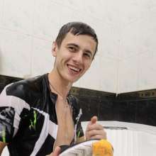 Wet Live Team: In Tight Cyclist Suit  It Was Doubly Nice to Get Wet