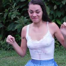 RevSlymsford: Jade Gets Soaking Wet and Turns Top See-Through
