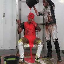 WamtasticUK: James and Nathan Unlucky Buckets of Gunge and Gunge Tank