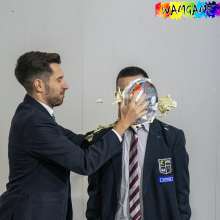 WamtasticUK: James and Nathan Watch Your Step Pies and Gunge Tank