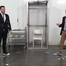 WamtasticUK: James and Nathan Watch Your Step Pies and Gunge Tank