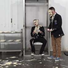 WamtasticUK: James and Nathan Watch Your Step Pies and Gunge Tank