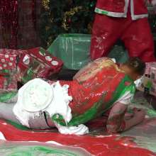 WamtasticUK: Julien and Pete Visit Santa--trashed in Gunge and Pies