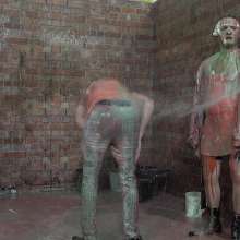 WamtasticUK: Julien and Pete Visit Santa--trashed in Gunge and Pies