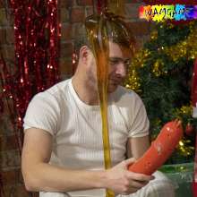WamtasticUK: Julien and Pete Visit Santa--trashed in Gunge and Pies
