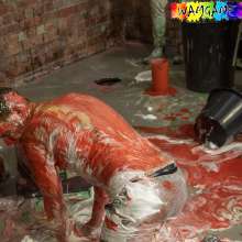 WamtasticUK: Julien and Pete Visit Santa--trashed in Gunge and Pies