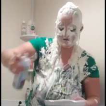 TheGungeZone: Messy Miss Jones Gets Covered in Food