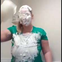 TheGungeZone: Messy Miss Jones Gets Covered in Food