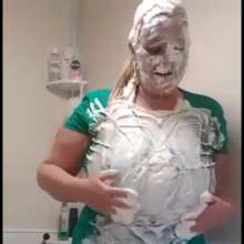 TheGungeZone: Messy Miss Jones Gets Covered in Food