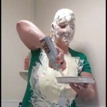 TheGungeZone: Messy Miss Jones Gets Covered in Food