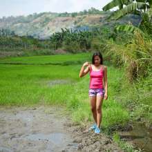 dlodoski: Nina, Mud Glam in the Rice Paddy--Photos