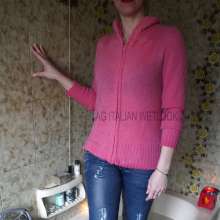 Ag Italian Wetlook: Ambra in bathtub with casual clothes and sporty sneakers