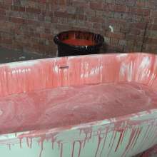 WamtasticUK: New Guy Pete First Gunging in Bath of Pink Slime