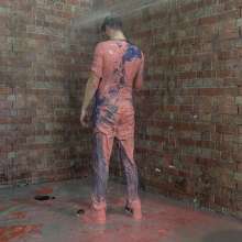 WamtasticUK: New Guy Pete First Gunging in Bath of Pink Slime