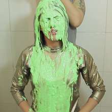 lovingmessy4you: Priscila Got Green Slime over Her