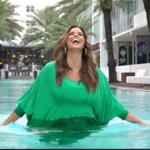 mad_mick_at: 2 scenes with Ladies in green dresses in pool (Jelena Rozga, Rashel Diaz)