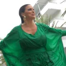 mad_mick_at: 2 scenes with Ladies in green dresses in pool (Jelena Rozga, Rashel Diaz)