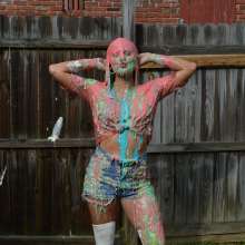 FunFilled Photography: Caprice gets pied by Amy!