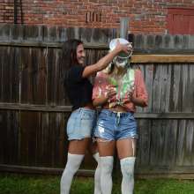 FunFilled Photography: Caprice gets pied by Amy!