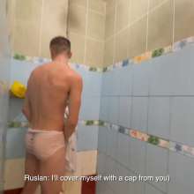 Wet Live Team: Ruslan Incredible Underwater Pool Adventures White Outfit