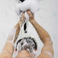 Wet Live Team: Ruslan Was Completely Covered in Foam!  Hot Topless