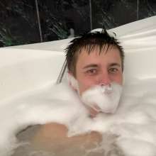 Wet Live Team: Ruslan Was Completely Covered in Foam!  Hot Topless