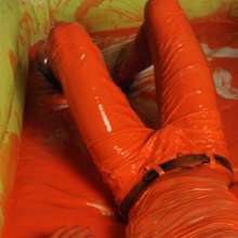 wamgame1: Sam the Squash Player Trashed in Orange Gunge