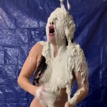 Slimed Models: Gabriela Gets Our Fish Slime!