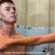 Wet Live Team: Silver Paint on the Body Suits Ruslan, Guys Had Fun Topless