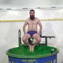 WamtasticUK: Steven in Boxers Finding Clothes in Gunge Dunk