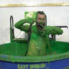WamtasticUK: Steven in Boxers Finding Clothes in Gunge Dunk