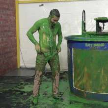 WamtasticUK: Steven in Boxers Finding Clothes in Gunge Dunk