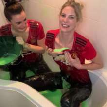 TheGungeZone: Tanya and Rebecca's Messy Football Forfeit